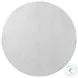 Toli Italian White Marble and Smoked Black Veneer Round Occassional Table Set