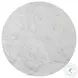 Toli Italian White Marble and Smoked Black Veneer Round End Table