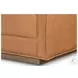 Kiera Palermo Cognac 90" Upholstered Sofa