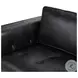 Kiera Sonoma Black 90" Upholstered Sofa