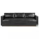 Kiera Sonoma Black 90" Upholstered Sofa