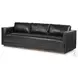 Kiera Sonoma Black 90" Upholstered Sofa
