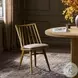 Lewis Sandy Oak Performance Fabric Windsor Chair Set of 2