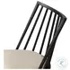 Lewis Black Oak Performance Fabric Windsor Chair Set of 2