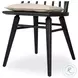 Lewis Black Oak Performance Fabric Windsor Chair Set of 2