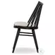 Lewis Black Oak Performance Fabric Windsor Chair Set of 2