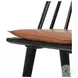 Lewis Black Oak Counter Height Stool