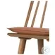 Lewis Sandy Oak Windsor Bore and Dowel Counter Height Stool