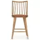 Lewis Sandy Oak Windsor Bore and Dowel Counter Height Stool