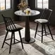 Lewis Black Oak Windsor Performance Fabric Counter Height Stool
