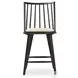 Lewis Black Oak Windsor Performance Fabric Counter Height Stool