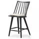 Lewis Black Oak Windsor Performance Fabric Counter Height Stool