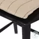 Lewis Black Oak Windsor Bore and Dowel Counter Height Stool