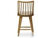 Lewis Sandy Oak Windsor Performance Fabric Counter Height Stool