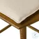 Lewis Sandy Oak Windsor Performance Fabric Counter Height Stool