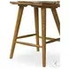 Lewis Sandy Oak Windsor Performance Fabric Counter Height Stool
