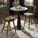 Lewis Sandy Oak Windsor Performance Fabric Counter Height Stool
