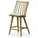 Lewis Sandy Oak Windsor Performance Fabric Counter Height Stool