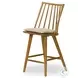 Lewis Sandy Oak and Lavon Flint Windsor Counter Height Stool