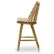 Lewis Sandy Oak and Lavon Flint Windsor Counter Height Stool