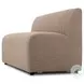 Augustine Crypton Nomad Taupe Performance Fabric 72" Dining Banquette