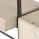 Trey Dove Poplar Modular Wall Desk With 2 Bookcases