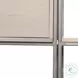 Trey Dove Poplar Modular Wall Desk With 2 Bookcases