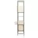 Trey Dove Poplar Modular Wall Desk With 1 Bookcase