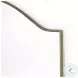 Jacques Antique Brass Irregular Floor Mirror