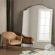 Jacques Antique Brass Irregular Floor Mirror