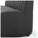 Augustine FIQA Boucle Charcoal Performance Fabric 39" Dining Banquette