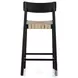 Heisler Almond Leathr Blend Counter Height Stool