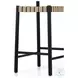 Heisler Almond Leathr Blend Counter Height Stool