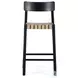 Heisler Almond Leathr Blend Counter Height Stool