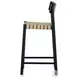 Heisler Almond Leathr Blend Counter Height Stool