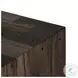 Abaso Ebony Rustic Wormwood Oak 4 Door Sideboard