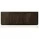 Abaso Ebony Rustic Wormwood Oak 4 Door Sideboard