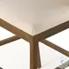 Antonia Solid Parawood Performance Fabric Bar Stool