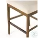 Antonia Solid Parawood Performance Fabric Bar Stool