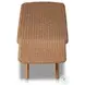 Portia Vintage Natural 24" Outdoor Chaise