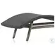 Portia Vintage Coal 24" Outdoor Chaise