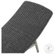 Portia Vintage Coal 24" Outdoor Chaise