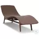 Portia Tanned Weave 24" Outdoor Chaise