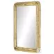 Vintage Louis Antiqued Gold Leaf Rectangle Mirror