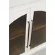 Archdale White 2 Glass Door Accent Storage Cabinet