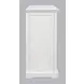 Archdale White 2 Glass Door Accent Storage Cabinet