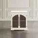 Archdale White 2 Glass Door Accent Storage Cabinet