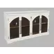 Archdale White 4 Glass Door Sideboard