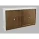 Archdale White 4 Glass Door Sideboard