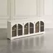 Archdale White 6 Glass Door Sideboard